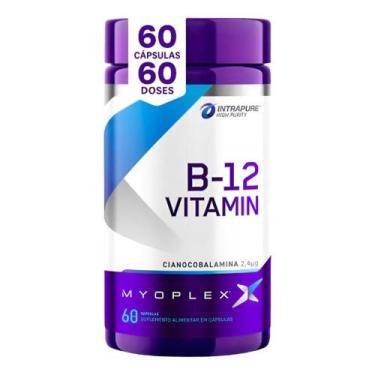 Imagem de Vitamina B12 Cianocobalamina 2,4ug 60 Capsulas Myoplex, Natural