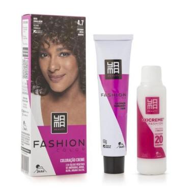Imagem de Coloração Yamá Beauty Care Mini Kit Fashion Color 4.7 - Yama Expert