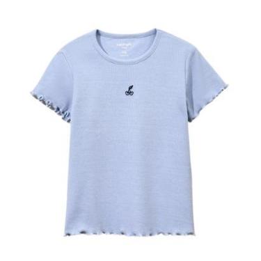 Imagem de Blusa Hering Manga Curta Infantil Menina Em Ribana-Feminino