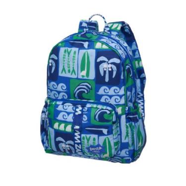 Imagem de Mochila Costas Bento Fábula Farm Playa Zumzum Passeio Escola Cor:Azul,