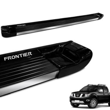 Imagem de Estribo Lateral Frontier 2008 a 2016 Alumínio Preto Premium Personaliz