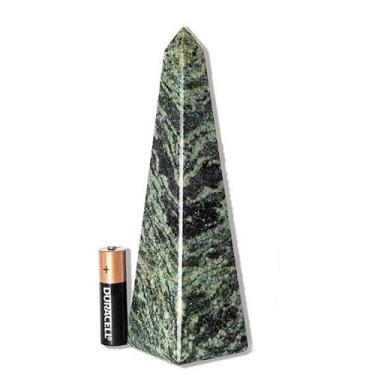 Imagem de Obelisco de Quartzo Brasil - Pedra Natural 15cm - 414g - Cod 142201 - 
