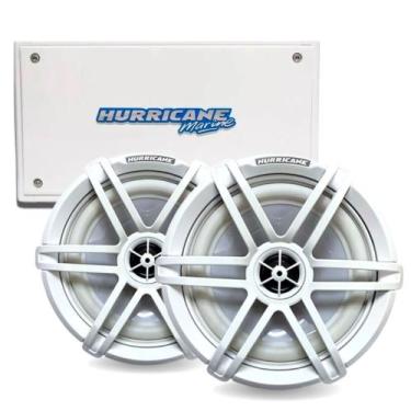 Imagem de Kit Marinizado Hurricane Alto Falantes HM650 +Modulo 800.4M