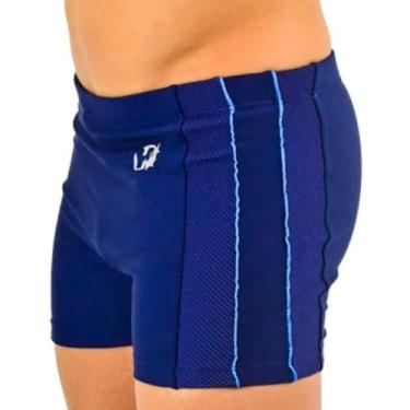 Imagem de Sunga Boxer Adulto Xtra Life Com Detalhe E Viés Hammerhead, P, Marinho