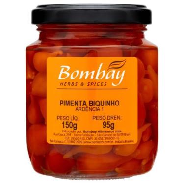 Imagem de Pimenta Biquinho Bombay 150g