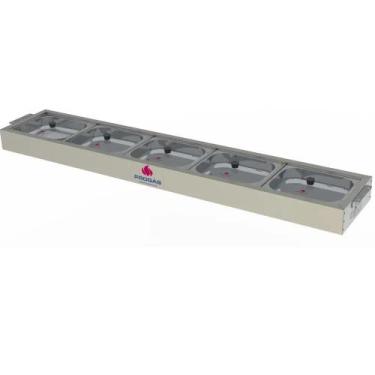 Imagem de Buffet frio prbf-50 t vidro 5cubas gelox progas - PROGAS INDUSTRIA