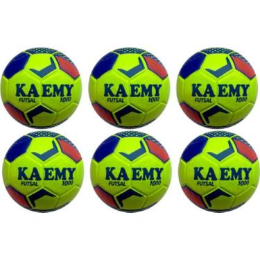 Imagem de Bola Futsal 1000 Lemon Com 06 Unidades - ML113 - Kaemy