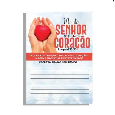 Imagem de Folheto Novo Coração Ezequiel 3626 campanha neutro 10x14 cm - novo isr