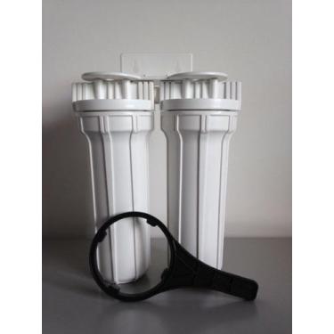 Imagem de Filtro de água Duplo para fabricação de cerveja artesanal - Branco - R
