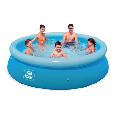 Imagem de Piscina Inflável 4.600 Litros 3,05 m x 76 cm Azul Bel Fix