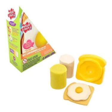 Imagem de Super Kit Lanchinhos Pao e Ovo Massinha Modelar - Estrela