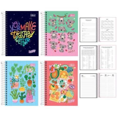 Imagem de Agenda 2026 Spice Feminina Capa Dura Espiralada 160 Folhas 110X154MM P