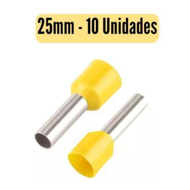 Imagem de Terminal Tubular Ilhós Pré-Isolado Simples 2,5mm à 50mm - CRIMPER, 25m