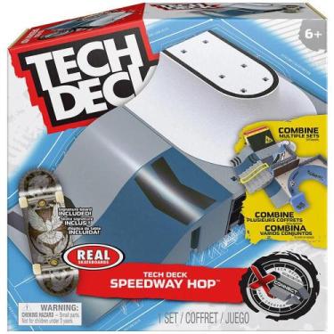 Imagem de Skate de dedo rampa x-connect tech deck sunny, Speedway hop, UN