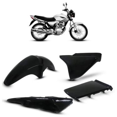 Imagem de Kit Completo Carenagem CG 150 Titan 2004 2005 2006 2007 2008 Preto 5 P