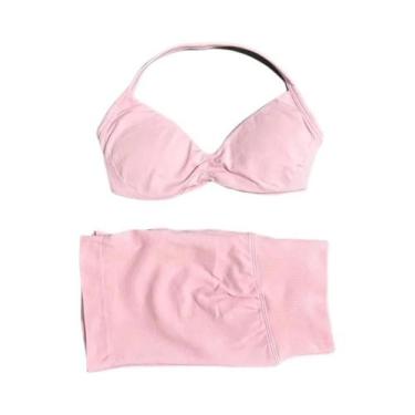Imagem de Conjunto De Ginástica Feminino De 2 Peças Sem Costura Com Alças, Leggi