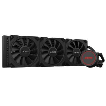 Imagem de Water Cooler PCYES Sangue Frio 3 BLACK Vulcan 360MM - TDP 350W - WCSF3
