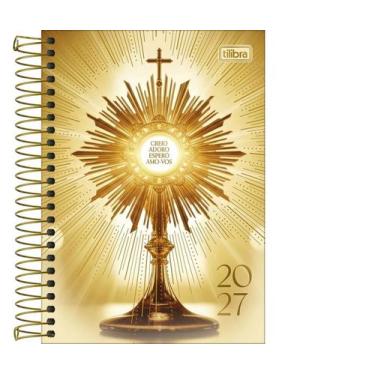 Imagem de Agenda Espiral Diária 14,2 X 20,3 Cm Bíblica 2027 Tilibra - Capa A