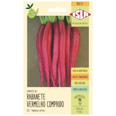 Imagem de Sementes de Rabanete Vermelho Comprido ISLA