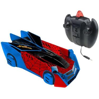Imagem de Carro de Controle Remoto Web Climber 7 Funções Anda na Parede Vermelho Candide 5854