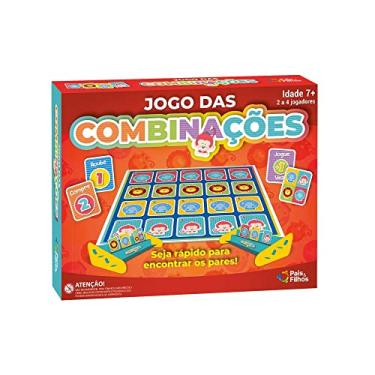Imagem de Jogo das Combinações, Pais e Filhos, 109 Peças, Multicor