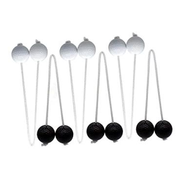 Imagem de Newmind Bolas de reposição para escadas para uso interno/externo macias seguras para crianças (pacote com 6) - preto e branco