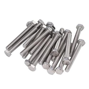 Imagem de Parafuso Hexagonal de Rosca Grossa, Parafusos de Cabeça Hexagonal de Passo de 1,5 mm 20 Pcs Portátil de Boa Resistência M10 Multiuso para Indústria Automotiva para trabalhos de bricolage(M10 * 75)