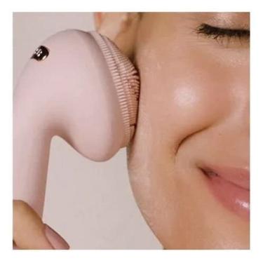 Imagem de Escova De Limpeza Facial Flawless Cleanse & Massager (13 cm, Rosa)