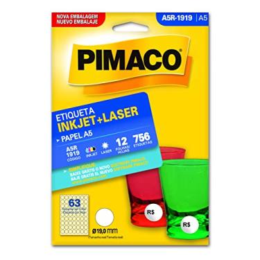 Imagem de Etiqueta Pimaco InkJet + Laser - A5R1919