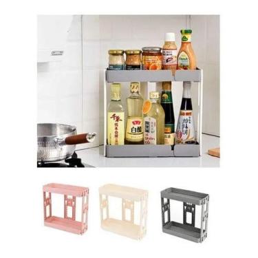 Imagem de Organizadora Multiuso Prateleira 2 Peças Cozinha Banheiro