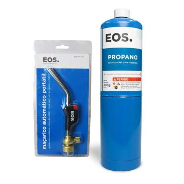 Imagem de Kit Solda EOS Start para gás MAP/Propano EOS-TFT-22 | PROPANO 400g AZUL EOS-TFT-22 | PROPANO 400g AZUL