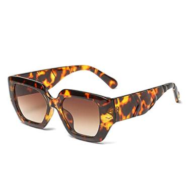 Imagem de Óculos de sol de olho de gato quadrado pequeno fashion para mulheres Óculos de sol de personalidade fashion para homens Óculos de sol versáteis, 2, tamanho único