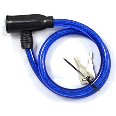 Imagem de EDA Cadeado Para Bicicleta Com Cabo De Aço 60 Cm Eda