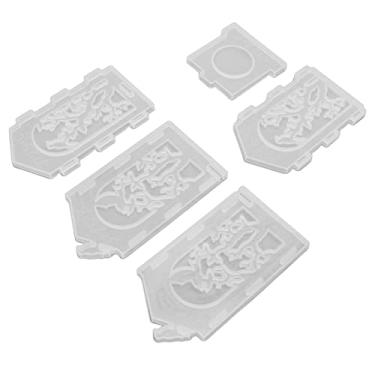 Imagem de Moldes de resina epóxi reutilizáveis ​​e duráveis ​​moldes de silicone brilhante faça você mesmo enfeites de castiçal