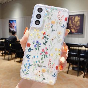 Imagem de Capa de telefone de flor de desenho animado brilhante para Samsung S22 Ultra S21 S20 Plus FE Note 20 A53 A73 A13 A33 A52 A72 A71 A22 Capa macia, A01, Para A13 5G