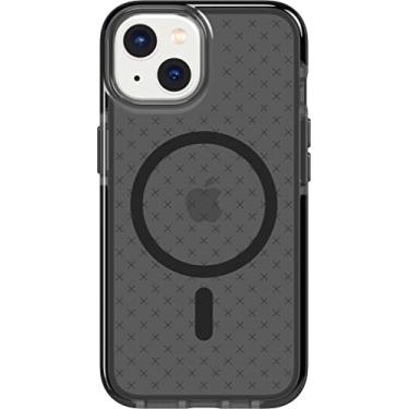 Imagem de Tech21 Capa protetora para iPhone 14 Evo Check compatível com MagSafe® – absorção de choque e fina com proteção multiqueda FlexShock de 4,8 m e botões extras