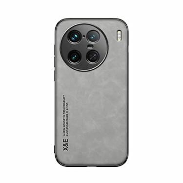 Imagem de Kepuch Silklike Capa para Vivo X90 Pro+ - Case Placa de Metal Embutida para Vivo X90 Pro+ - Cinza
