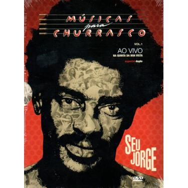 Imagem de DVD DUPLO SEU JORGE - MÚSICAS PARA CHURRASCO - AO VIVO VOL.1