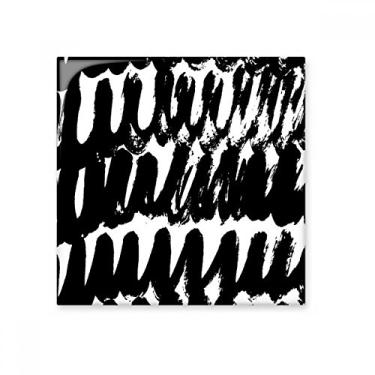 Imagem de Pedra adorna de tijolos vitrificados com textura curva Art Deco, presente moderno