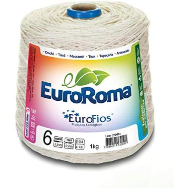 Imagem de Euroroma 170.6.100, Barbante Cru 1, 0Kg 4/6 Fios Rolo, Multicolor