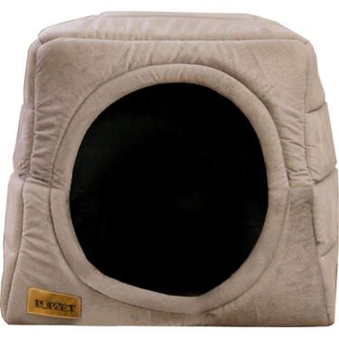 Imagem de Cama Iglu 2 em 1 Suede Rato - Tam. G