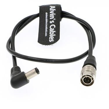 Imagem de Alvin's Cables 4 pinos Hirose macho para DC Jack para dispositivos de som 633/644/688 Zoom F8 Blackmagic Cinema Câmera 4K, Straight Cable 1