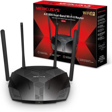 Imagem de Roteador mercusys wi-fi 6 dual-band gigabit AX1800 MR70X