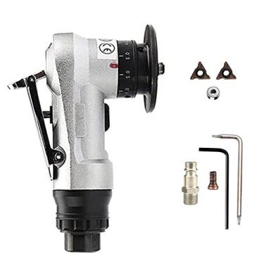 Imagem de Chusui Máquina de chanfrar pneumática Carpinteiro Ferramenta de chanfrar Portátil Moedor de mão Metal Madeira Acrílico Rebarbador Biselado Máquina de aparar