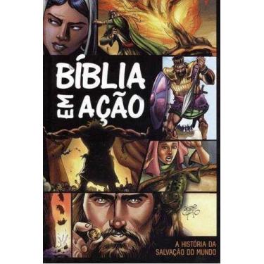 Imagem de Kit Bíblia Em Ação Quadrinhos 15 Unidades - Editora Geográfica - Geogr