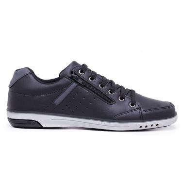 Imagem de Sapatênis Masculino Casual Fechamento Elastico e Ziper