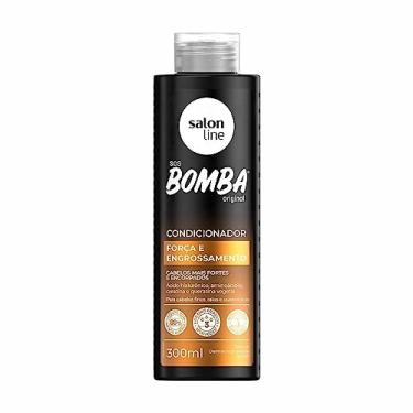 Imagem de Salon Line, Condicionador, SOS Bomba, Força e Engrossamento, Vegano - Para Todos os Tipos de Cabelo, 300 ml