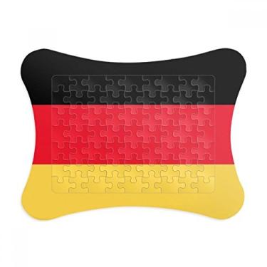 Imagem de Moldura de quebra-cabeça com a bandeira nacional da Alemanha para decoração de quadro