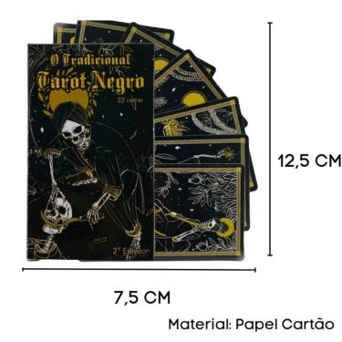 Imagem de Kit  Com 6 Baralhos O Tarot Negro 22 Cartas 2 Ed