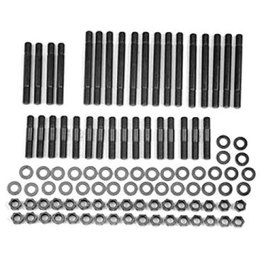 Imagem de ARP Kit de parafusos de cabeça cilíndrica de óxido preto 12 pontos 134-4306 Pro Series para Chevy de bloco pequeno com cabeça All Pro e bloco de alumínio Brodix/Rodeck